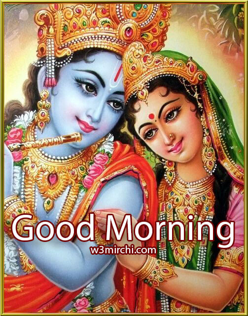 Radha Krishan Good Morning Images